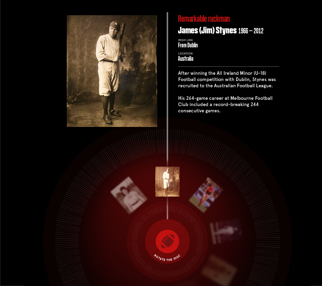 High-fidelity Sports Table interface, frame 1